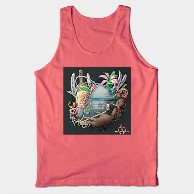 Ornaments of love for life Tank Top by Mei.illustration